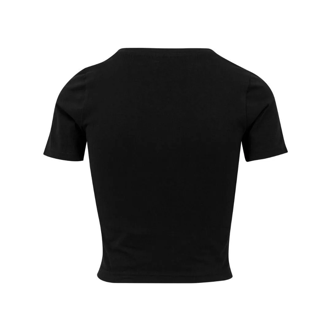 X5CAPE Custom Women's Crop Tee - Black