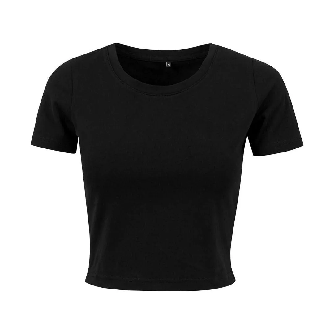 X5CAPE Custom Women's Crop Tee - Black