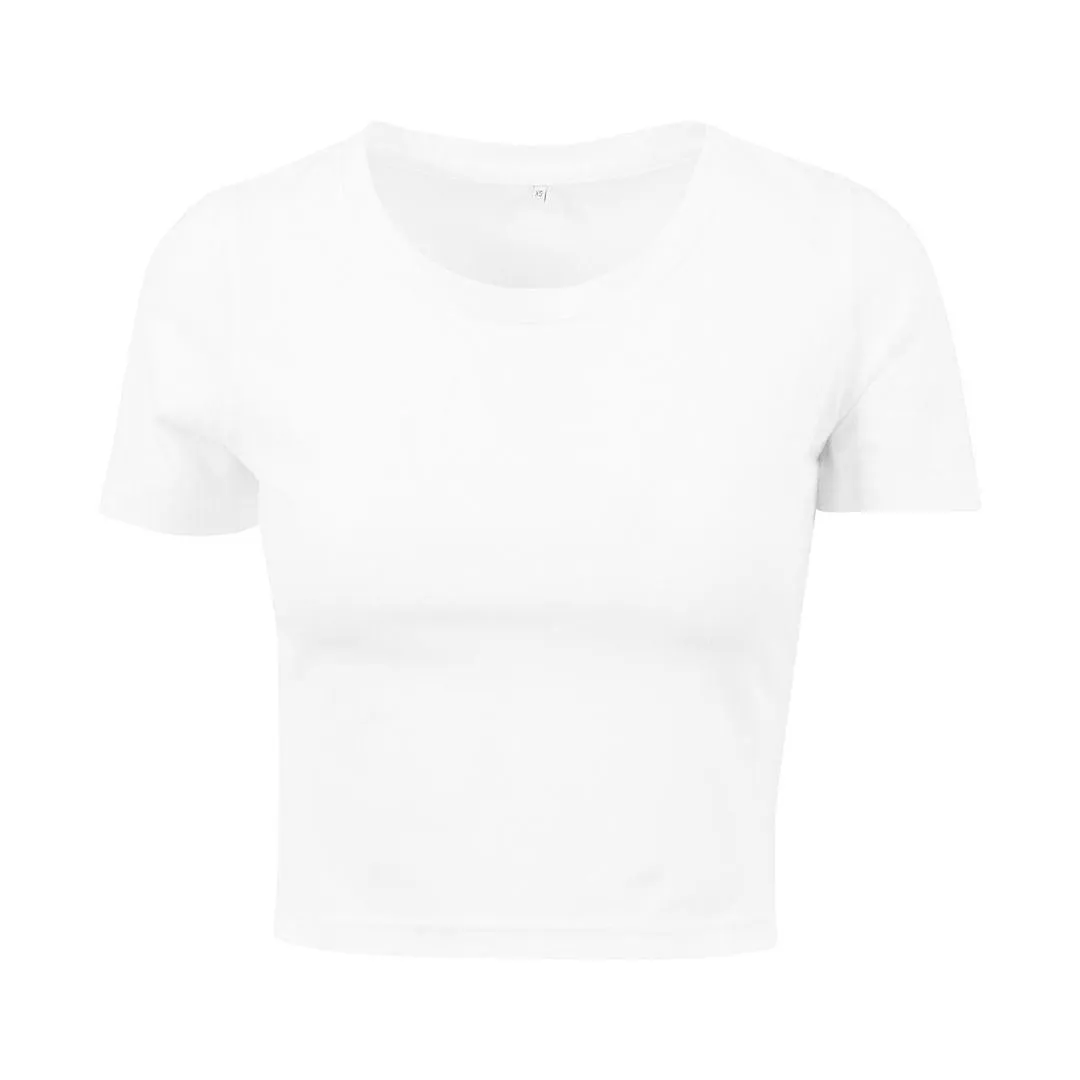 X5CAPE Custom Women's Crop Tee - White