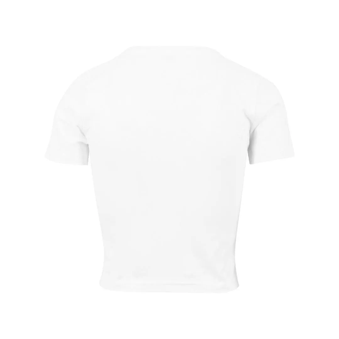 X5CAPE Custom Women's Crop Tee - White