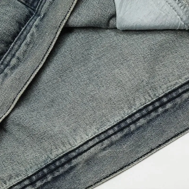 Y2K Denim Jeans Pocket Hoodie for Street Style Comfort