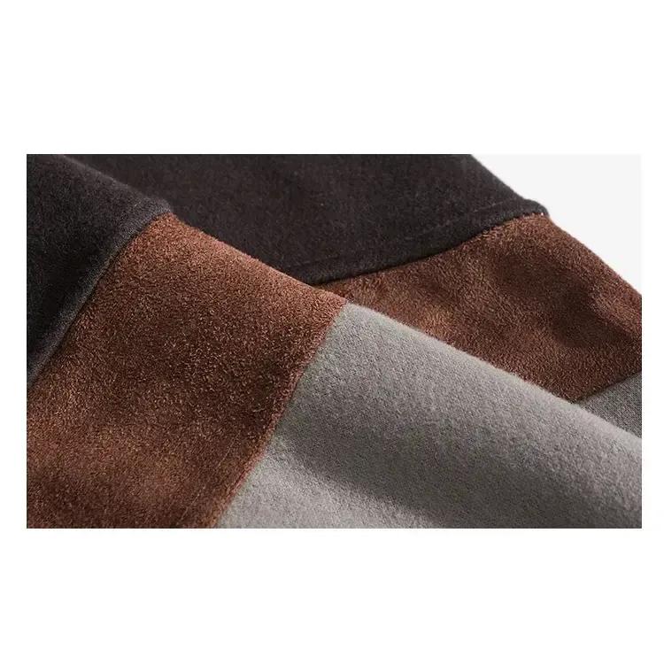 Y2K Loose Fleece Patchwork Hoodie for Stylish Warmth
