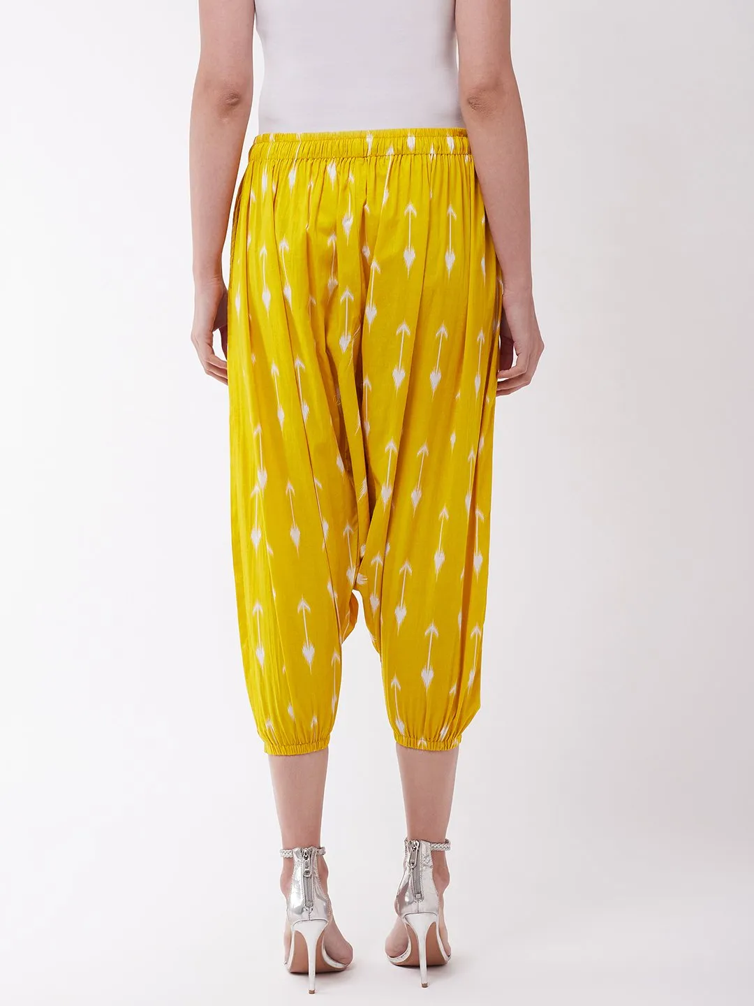 Yellow Arrow Harem Pant