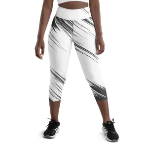 Yoga Capri Leggings - Streak