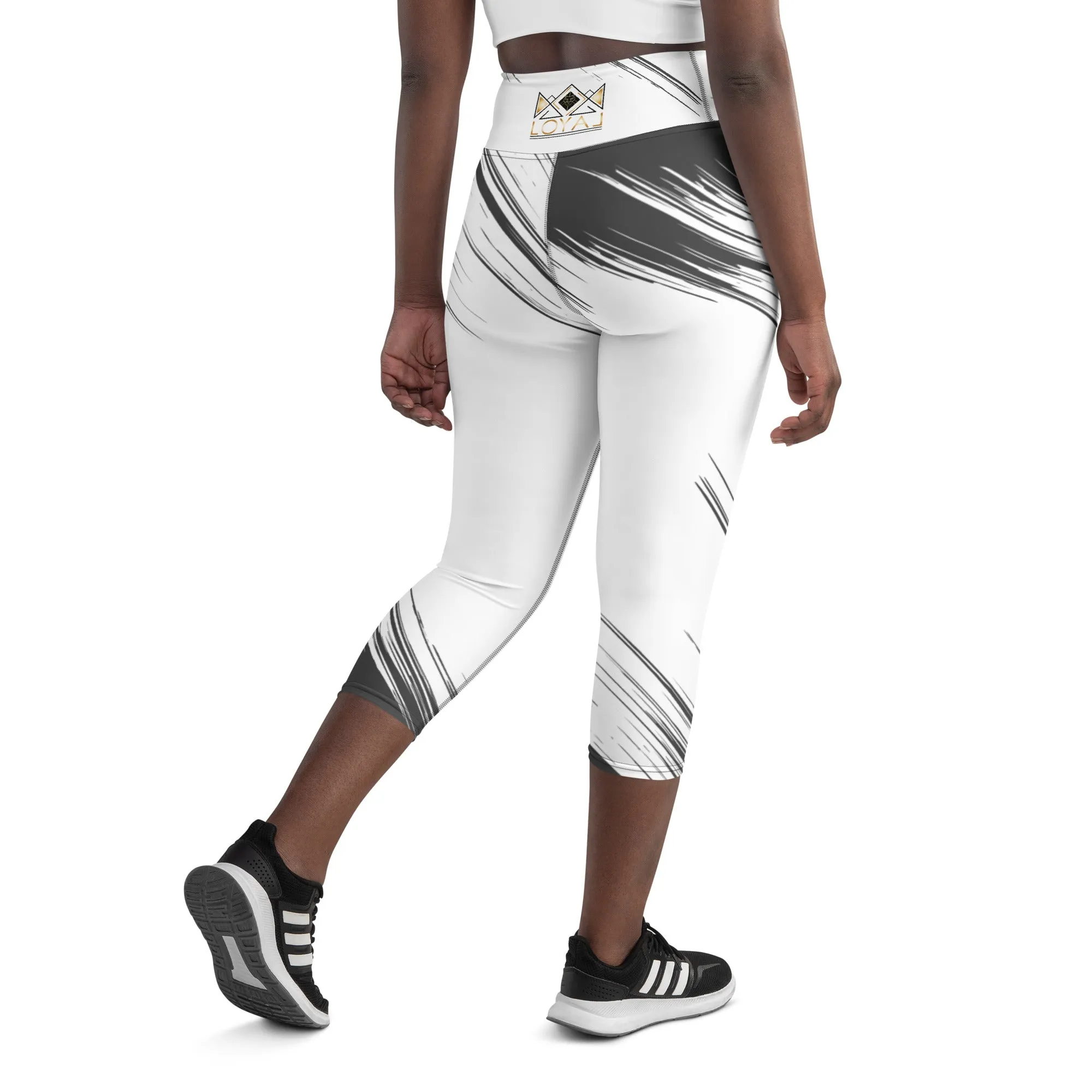 Yoga Capri Leggings - Streak