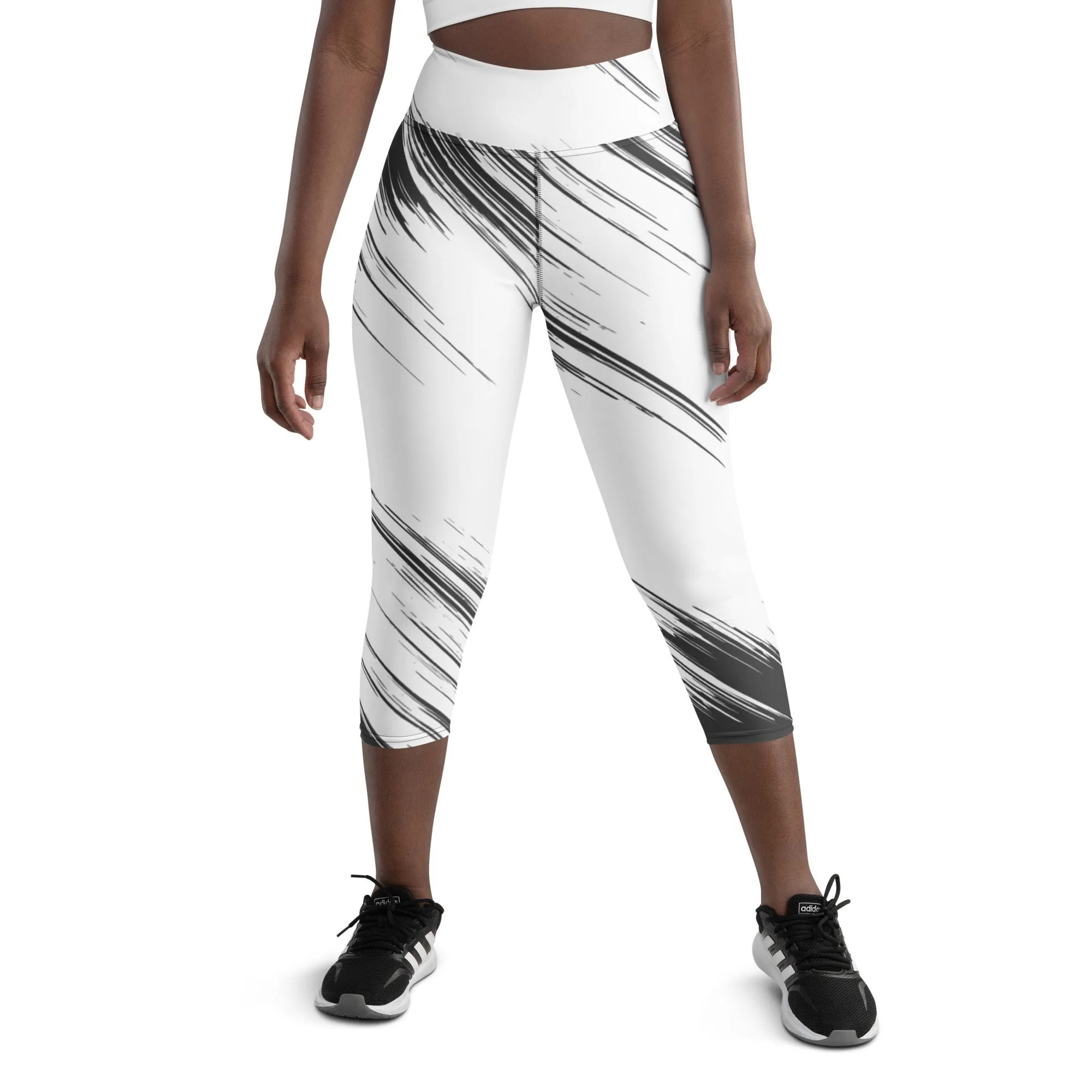 Yoga Capri Leggings - Streak