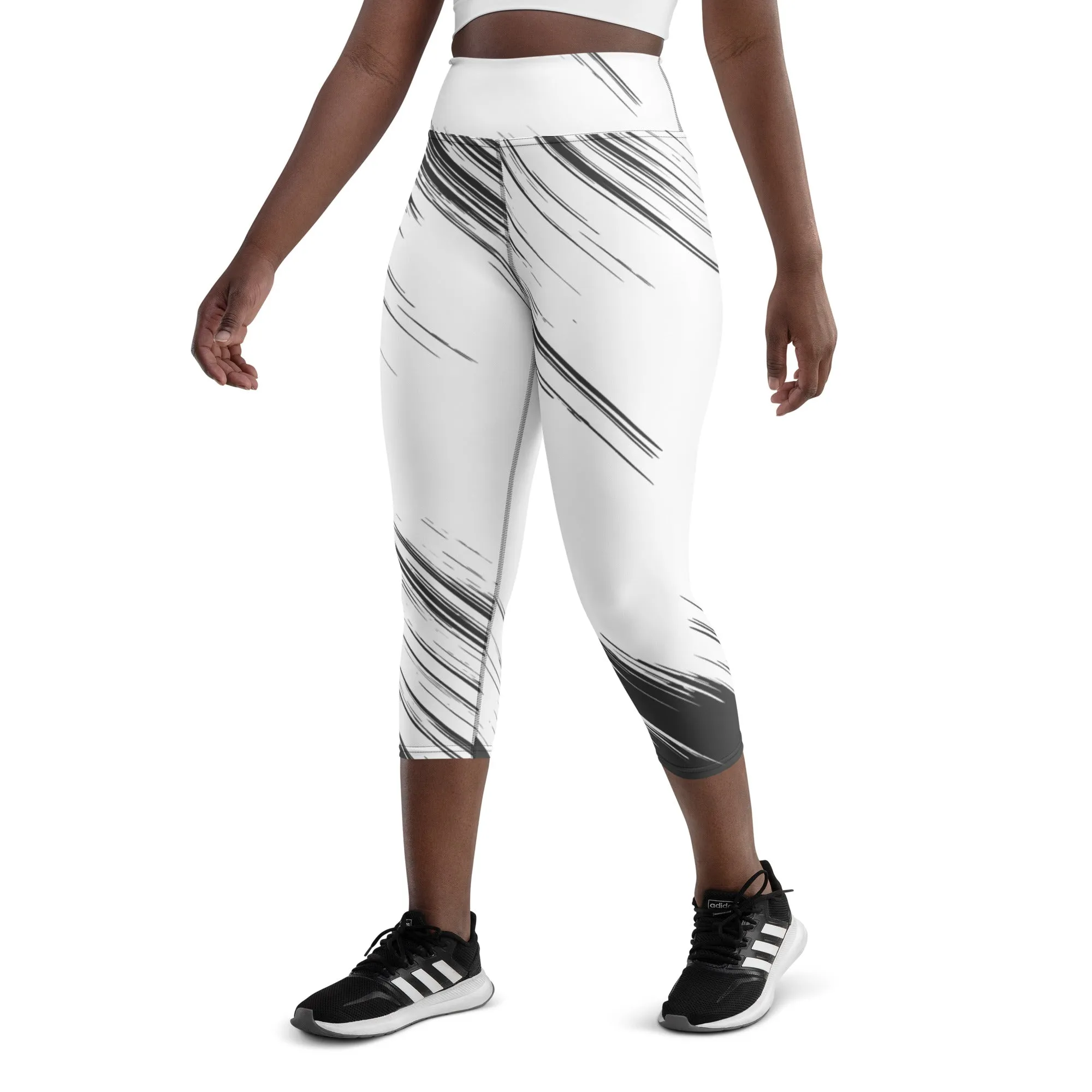 Yoga Capri Leggings - Streak