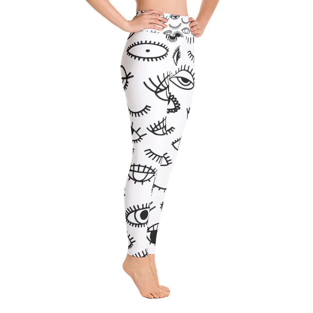 Yoga Leggings for Lash Lovers - Lash Wear - Eyelash Leggings