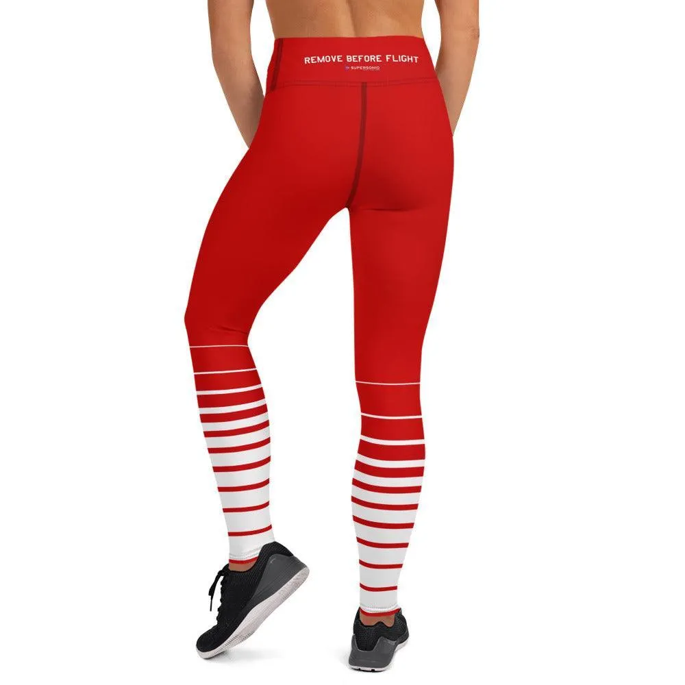 Yoga Leggings "Remove before Flight"