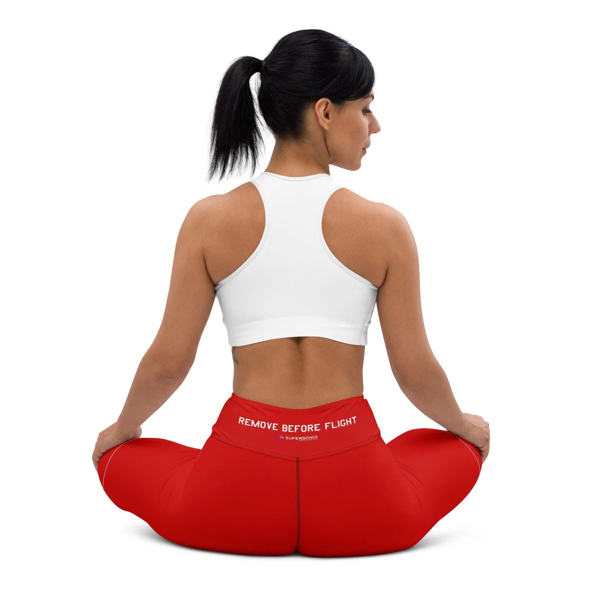 Yoga Leggings "Remove before Flight"