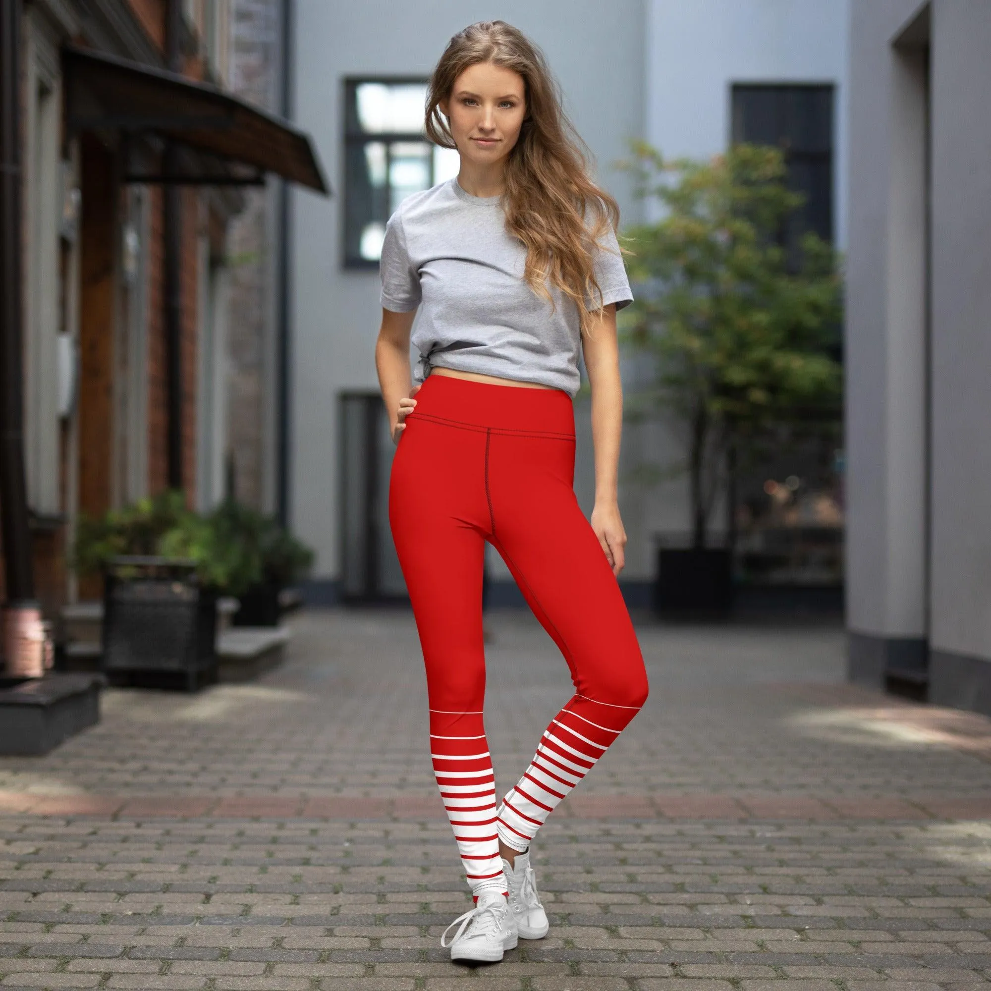Yoga Leggings "Remove before Flight"