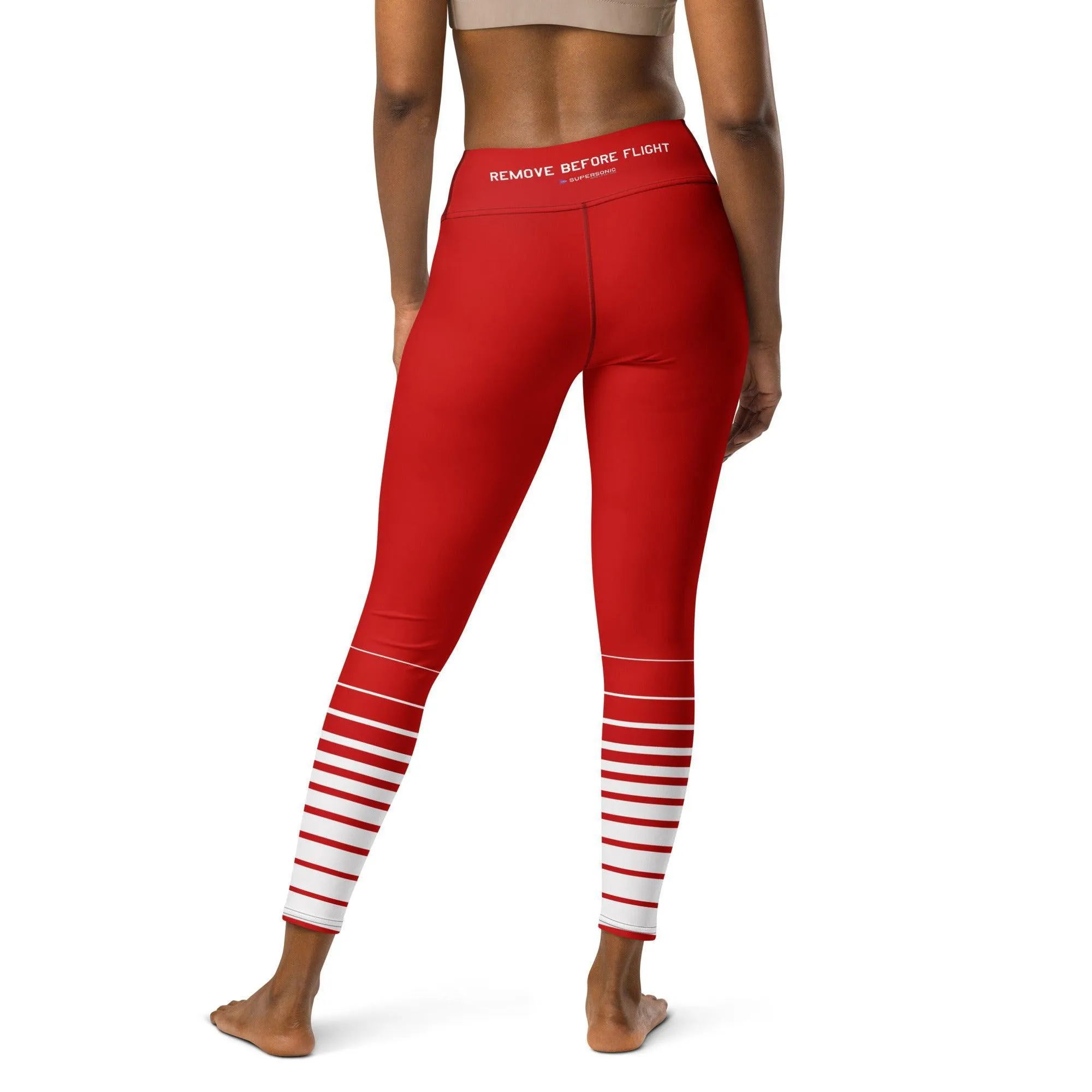 Yoga Leggings "Remove before Flight"
