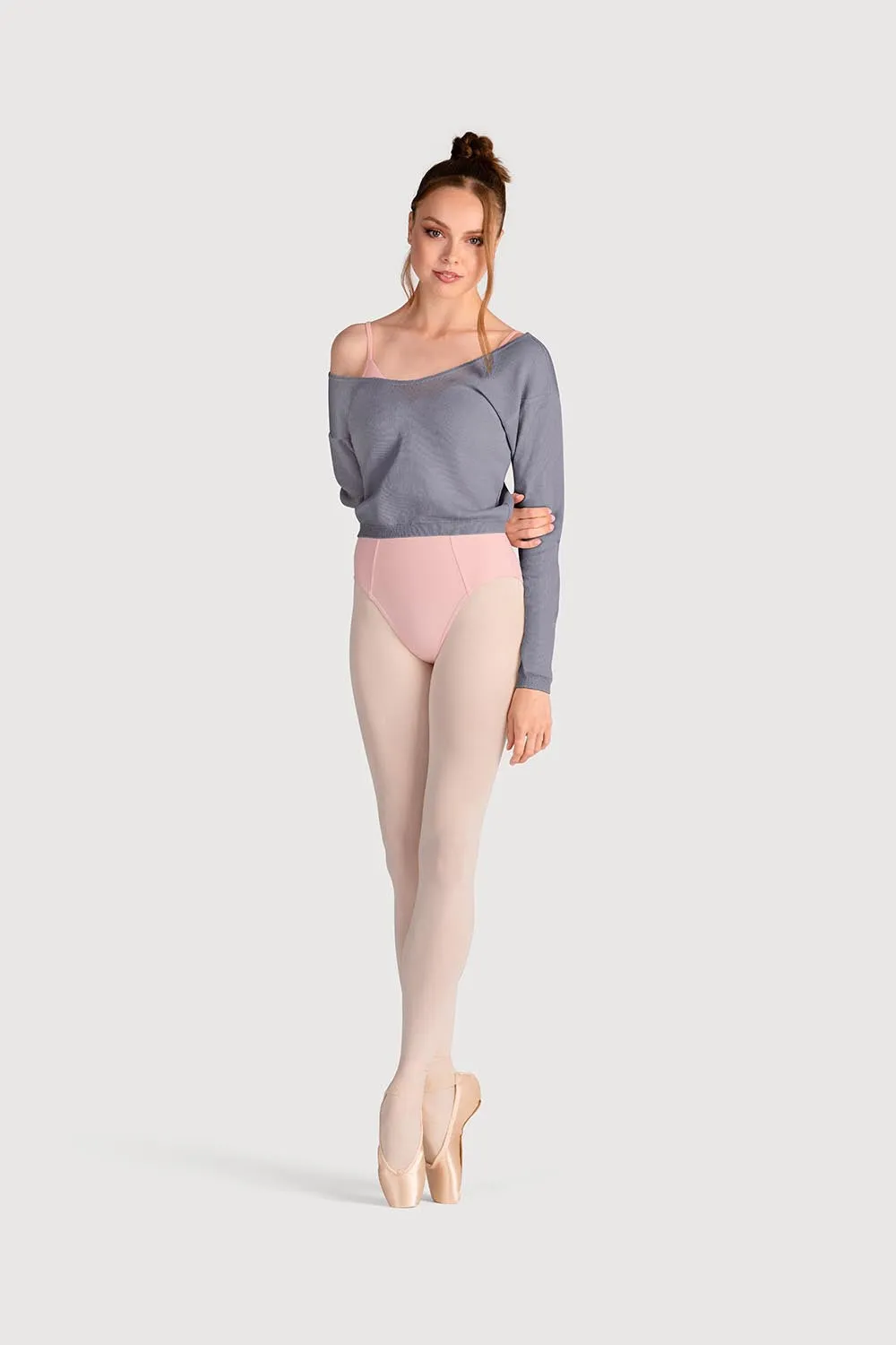 Z0143 - Bloch Overt Cropped Long Sleeve Womens Sweater