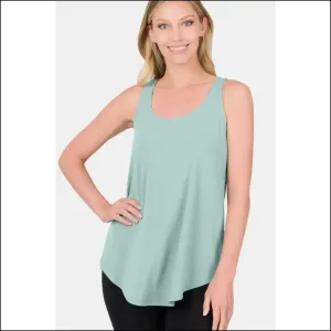 Zenana Curved Hem Tank - Effortless Chic