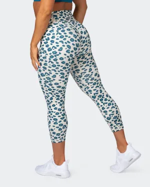 Zero Rise Everyday 7/8 Leggings - Marine Cheetah Print