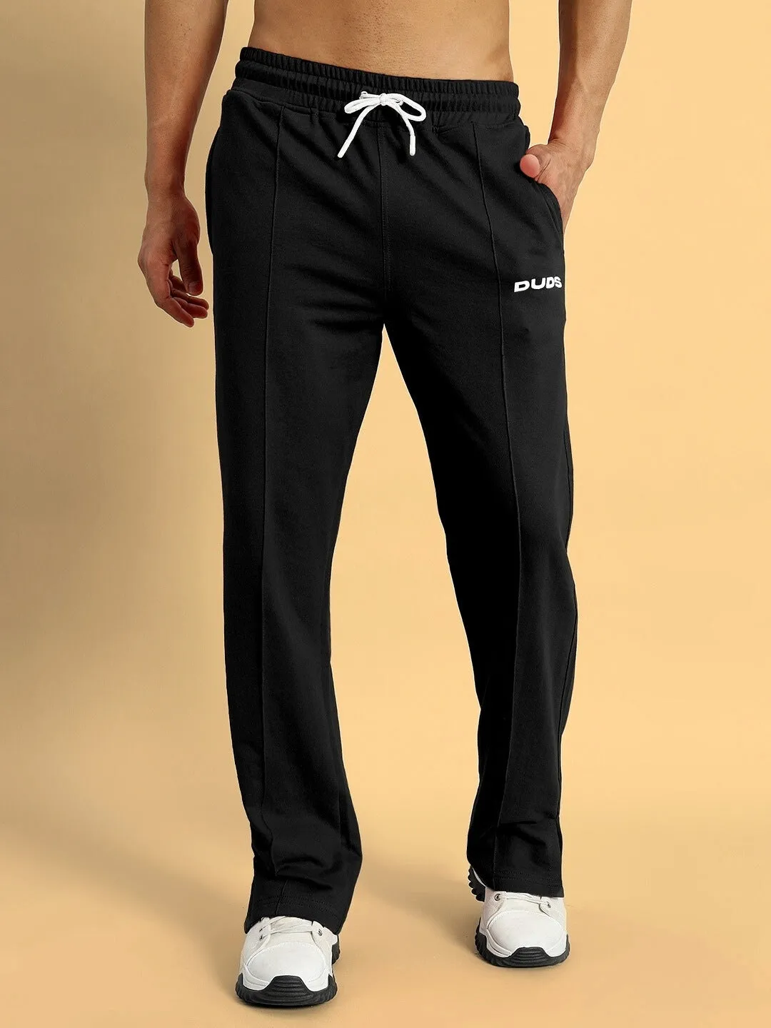 ZION SIDE SLIT JOGGERS (BLACK)